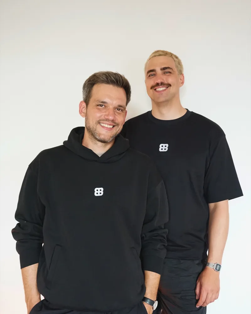 Portrait von Max und Jan, den Initiatoren von wahl.land